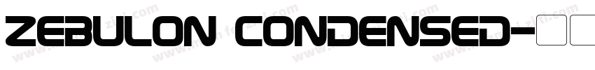 Zebulon Condensed字体转换